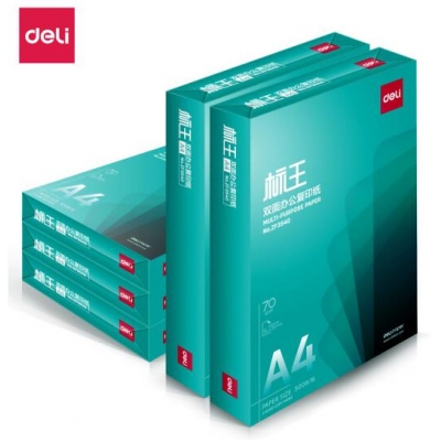 得力ZF3576標(biāo)王復(fù)印紙A4-70G-1包(藍(lán))(包)